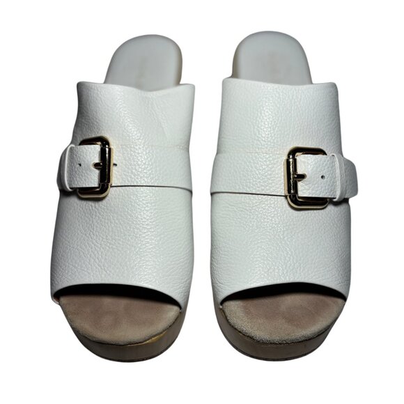 RACHEL COMEY Buckle Blaring Clog, White; Size 9 - Picture 3 of 5